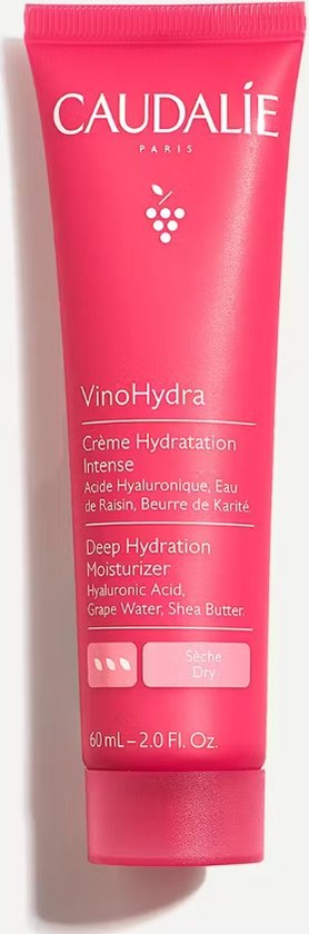 Caudalie VinoHydra Deep Hydration Moisturizer Gezichtscrème 60ml