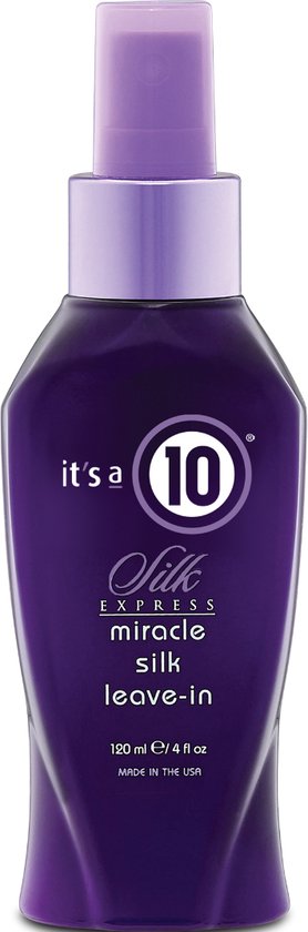 It's a 10 Miracle Silk Leave-in 120ml