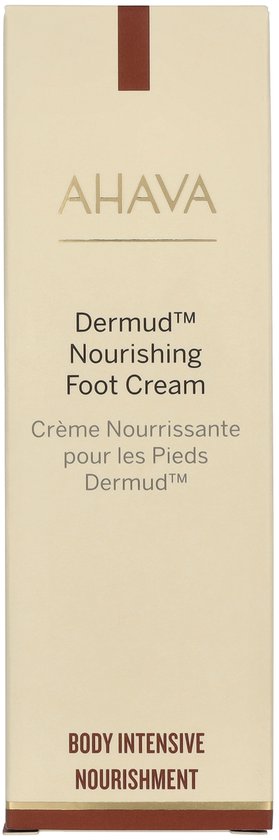 AHAVA Dermud Intensieve Voetcrème - Hydrateert Droge & Ruwe Voeten | Verlicht Irritaties & Gevoeligheden | Biedt Zachtheid & Comfort | Voet Verzorging voor Mannen & Vrouwen | Moisturizer voor een Droge Huid - 100ml