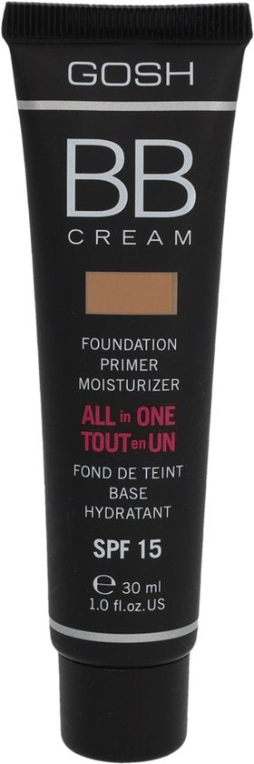 Gosh - Bb Cream Foundation Primer Moisturizer All In One Spf15 Cream Base Foundation 3In1 03 Warm Beige 30Ml