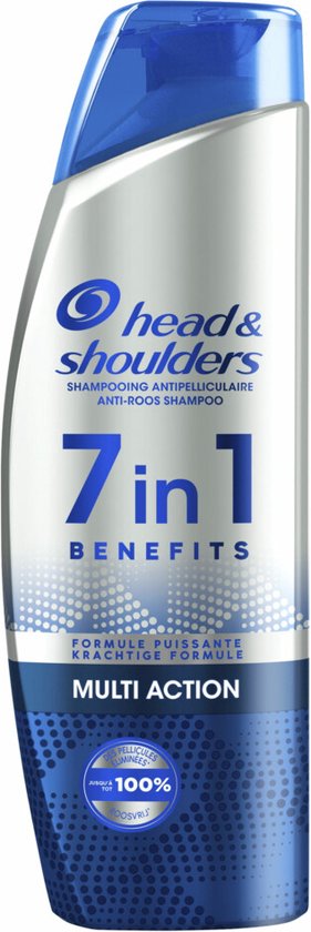 Head & Shoulders 7in1  Krachtige Anti-Roos Shampoo - Voor Mannen - Voordeelverpakking - 6 x 225 ml