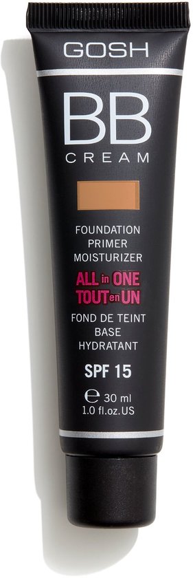 Gosh - Bb Cream Foundation Primer Moisturizer All In One Spf15 Cream Base Foundation 3In1 03 Warm Beige 30Ml