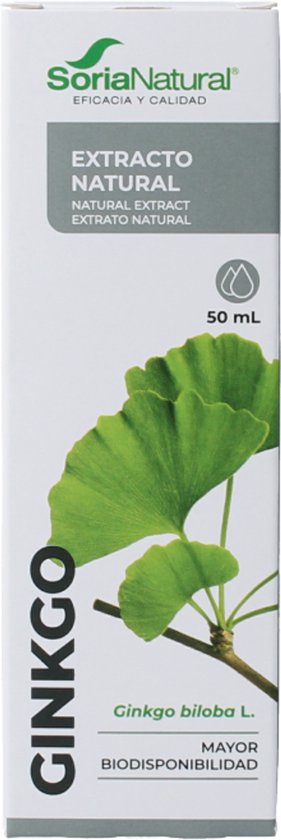 Soria Natural Ginkgo biloba extract 50 Milliliter