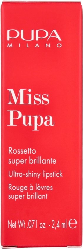 Pupa - Miss Pupa Lipstick - 500 Love Pearly Red
