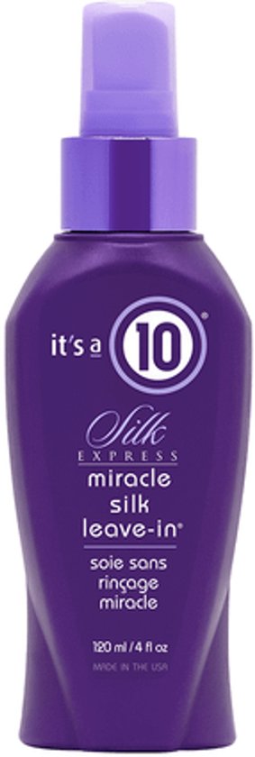 It's a 10 Miracle Silk Leave-in 120ml