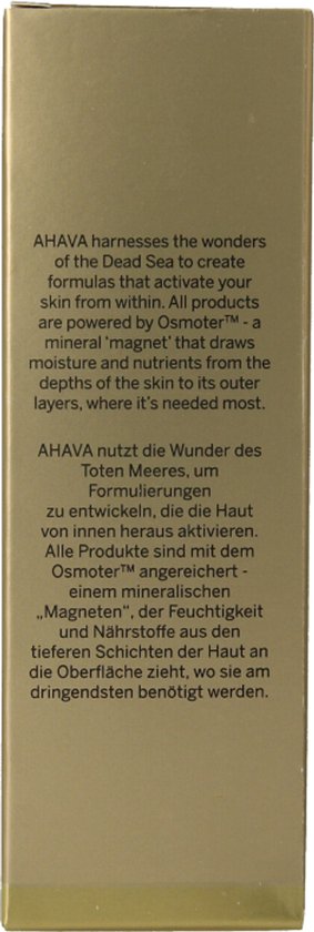 AHAVA Gezichtsserum met kristallen uit de Dode Zee – Vermindert donkere kringen en fijne lijntjes – Verbetert de stevigheid en elasticiteit van de huid – Geeft een jeugdige gloed – VEGAN – Alcohol- en parabenenvrij – 30ml