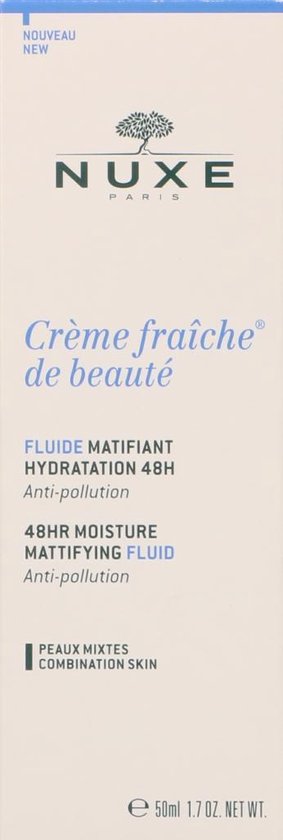 Nuxe Crème Fraîche de Beauté Fluide Matifiant Hydratation 48HR Gezichtsfluid 50 ml