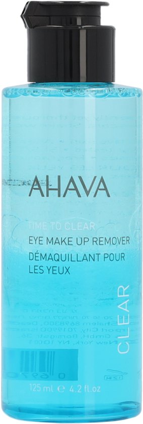 AHAVA Oogmake-up Remover - Effectief & Zacht | Verwijdert Waterproof Make-up | Veilig voor Gevoelige Huid & Lensdragers | Gezichtsreiniger - 125ml