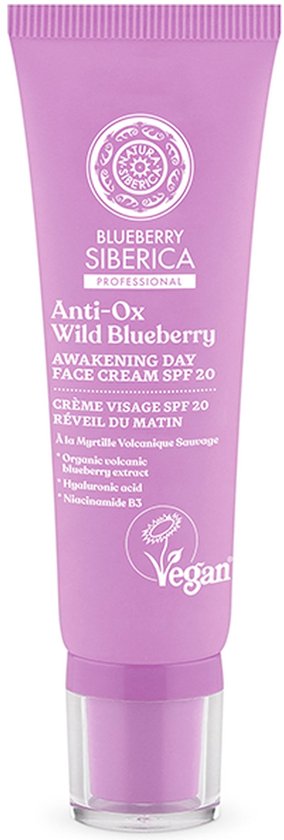 NATURA SIBERICA BLUEBERRY ANTI-OX CREMA DE DIA FACIAL WILD BLUEBERRY 50ML