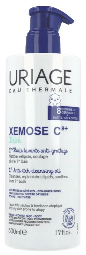 Uriage Bebe Shoothing Cleansing Oil 500ml