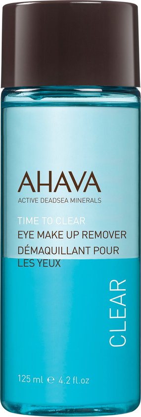 AHAVA Oogmake-up Remover - Effectief & Zacht | Verwijdert Waterproof Make-up | Veilig voor Gevoelige Huid & Lensdragers | Gezichtsreiniger - 125ml