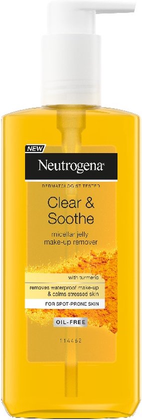 Neutrogena Clear & Soothe Micellar Jelly Make-up Remover - 200 ml