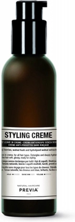 Previa Natural Haircare Crème Style and Finish Styling Creme 200ml