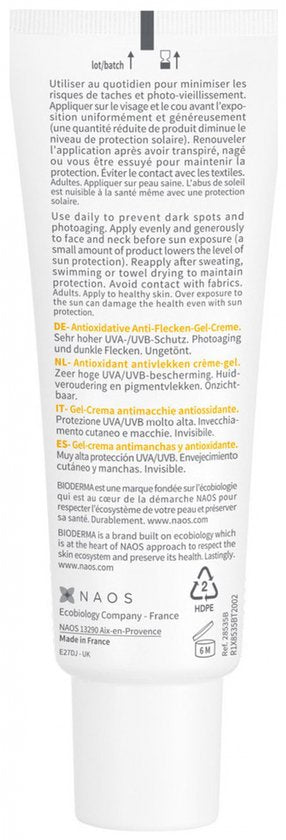 Bioderma Photoderm Zonnebrandcrème SPF50 - Dermocosmetica voor huidverzorging