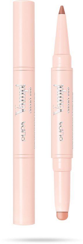 PUPA Milano Vamp! Creamy Duo Lip Pencil & Shiny Lipstick 001 Fair Nude 0,8 gr
