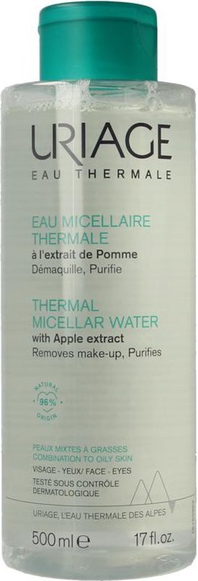 Uriage Eau Thermale Micellair Water - Gemengde Tot Vette Huid 500ml