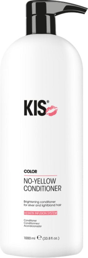 KIS No Yellow Conditioner 1000ml - vrouwen - Voor - Conditioner voor ieder haartype