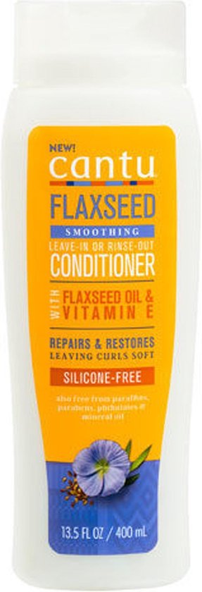 Conditioner Flaxseed Smoothing Leave-In Or Rinse-Out Cantu (400 ml)