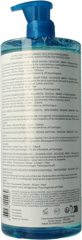 Uriage Hygiëne Gel Surgras Dermatologique