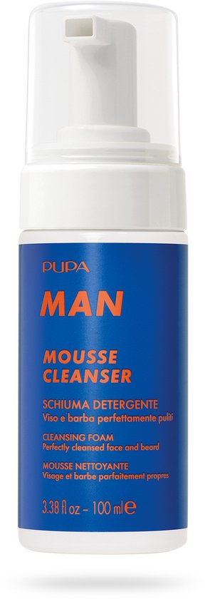 Pupa Milano Man Mouse Cleansing Foam Face & Beard - 100ml