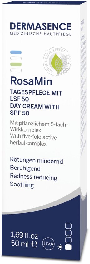 DERMASENCE RosaMin Tinted day cream medium with SPF 50 30ml