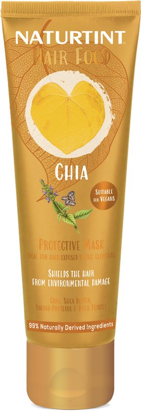 CHIA Hair Food Haarmasker - NATURTINT - 150ml - Vegan - Microplastic FREE