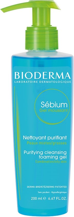 Bioderma Sebium Gel Moussant - Reiniger voor vette en acnegevoelige huid - 500 ml