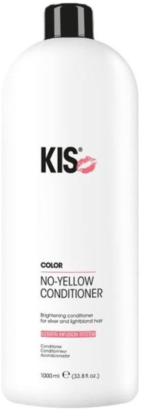 KIS No Yellow Conditioner 1000ml - vrouwen - Voor - Conditioner voor ieder haartype