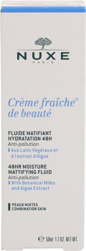 Nuxe Crème Fraîche de Beauté Fluide Matifiant Hydratation 48HR Gezichtsfluid 50 ml