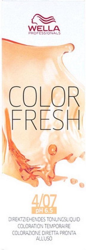 Wella Professionals Color Fresh - Haarverf - 4/07 - 75ml