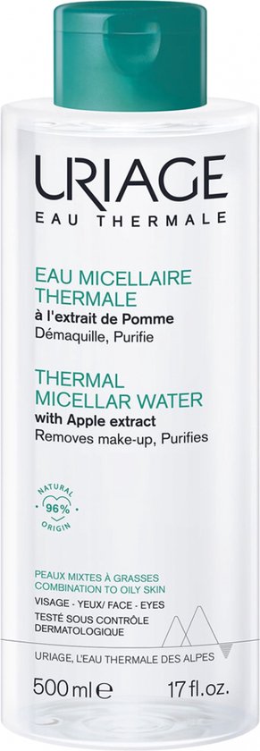 Uriage Eau Thermale Micellair Water - Gemengde Tot Vette Huid 500ml