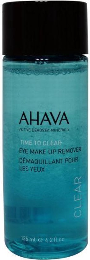 AHAVA Oogmake-up Remover - Effectief & Zacht | Verwijdert Waterproof Make-up | Veilig voor Gevoelige Huid & Lensdragers | Gezichtsreiniger - 125ml
