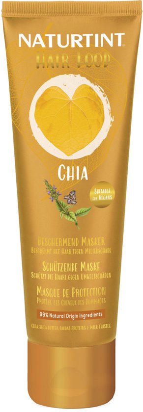 CHIA Hair Food Haarmasker - NATURTINT - 150ml - Vegan - Microplastic FREE