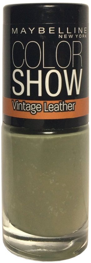 Maybelline New York - Colorshow Vintage Leather Nagellak - 208 Sage Staple Green