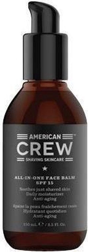 American Crew All In One Face Balm | Dagcrème met SPF 15 | 170 ml