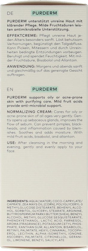 Dado Sens - PurDerm Normalizing Cream - 50 ml