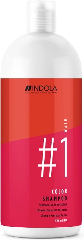 Indola Color Shampoo | 1000 ml | Voor gekleurd haar
