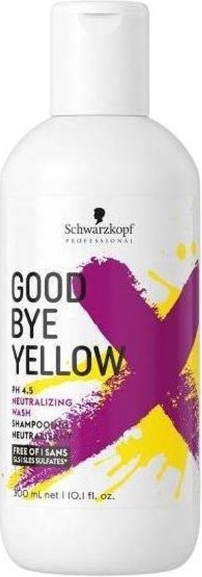 Kleurneutraliserende shampoo Schwarzkopf Goodbye Yellow Anti-yellowing Treatment 300 ml