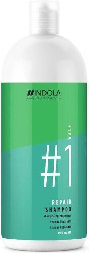 Indola Repair Shampoo | 1000 ml | Voor beschadigd haar