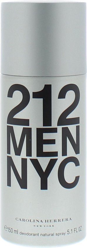 Carolina Herrera 212 NYC Men Deodorant Spray - Citroenzuur & Gember - 150 ml