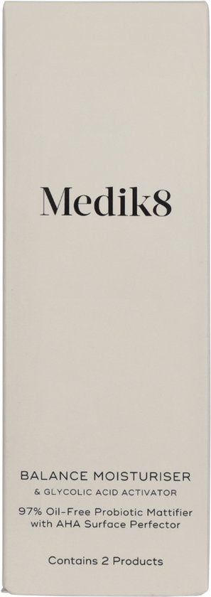 Medik8 - Balance Moisturiser & Glycolic Acid Activator - 50 ml
