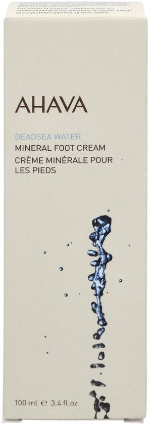 AHAVA Mineraal Voetcrème - Hydrateert & Voedt Droge Voeten - 100ml