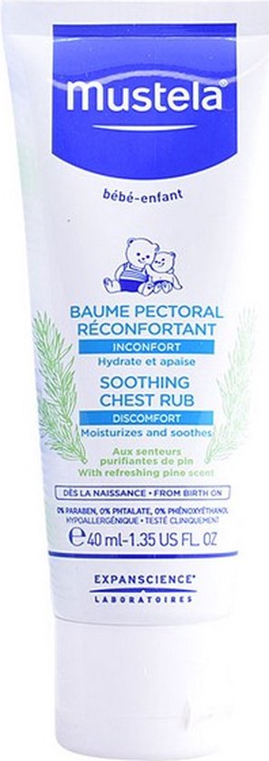 Mustela - Bébé Soothing Chest Rub Balm - Pine Essence Balm For A Peaceful Sleep