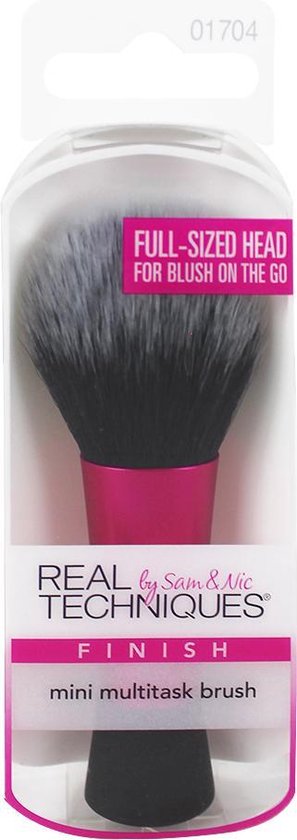 Real Techniques Mini Multitask Make-upborstel | Licht en handig voor vrouwen