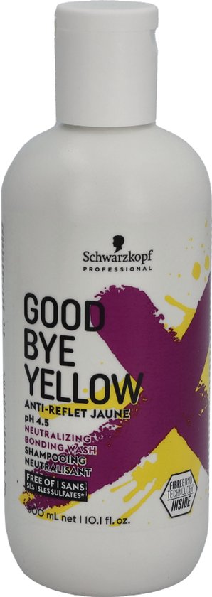 Kleurneutraliserende shampoo Schwarzkopf Goodbye Yellow Anti-yellowing Treatment 300 ml