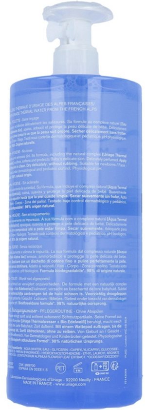 Uriage Bebe 1ere eau nettoyante 1 Liter