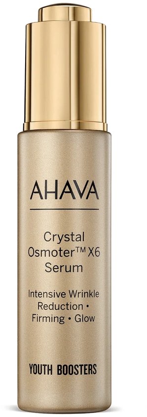 AHAVA Gezichtsserum met kristallen uit de Dode Zee – Vermindert donkere kringen en fijne lijntjes – Verbetert de stevigheid en elasticiteit van de huid – Geeft een jeugdige gloed – VEGAN – Alcohol- en parabenenvrij – 30ml