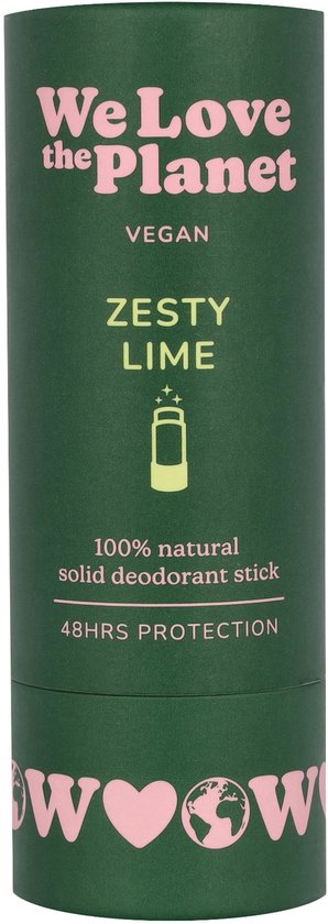 We Love The Planet Zesty Lime Deodorant Stick 40GR