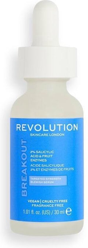 Makeup Revolution - Skincare 2% Salicylic Acid Strength - Skin Serum For Problematic Skin With Acne