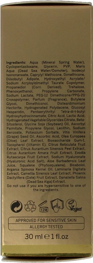 AHAVA Concentraat Serum met Mineralen uit de Dode Zee - Hydrateert & Verjongt | Boost van Binnenuit | Jeugdige Uitstraling | Serum met Vitamine C & Hyaluronzuur | Gezichtsverzorging voor Mannen & Vrouwen | Hyaluronic Acid - 30ml
